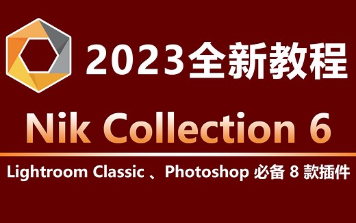 Nik Collection 6 2023全新教程-从零基础到大师！