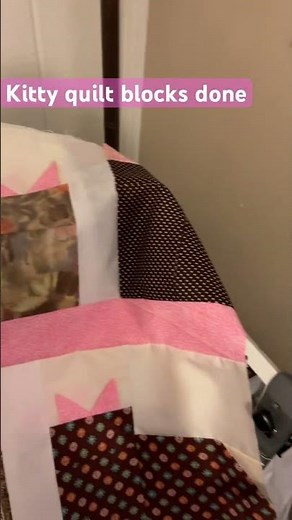 Kitty Quilt Blocks #sewing#quilting