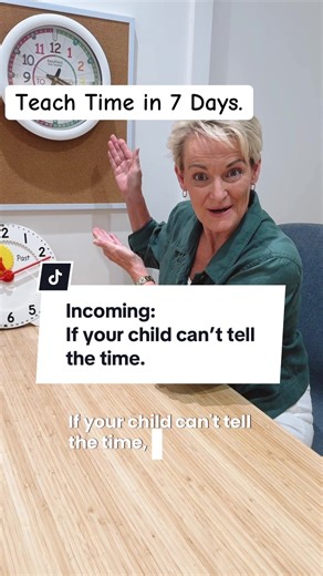 Strap yourself in for a rapid fire series of posts, showing and explaining how to teach the time in 7 days. ⏰ We have put all of this into a blog post, which you’ll find on our website. ⏰ The blog includes links 2 two free downloads that you’ll find really handy. 1. Is a 7 day plan summary 2. Is a printable teaching clock face ⏰ If you’re after even more detail, we also have a comprehensive blog post on our website called How to Teach the Time. You’ll find a whole heap more detail there.