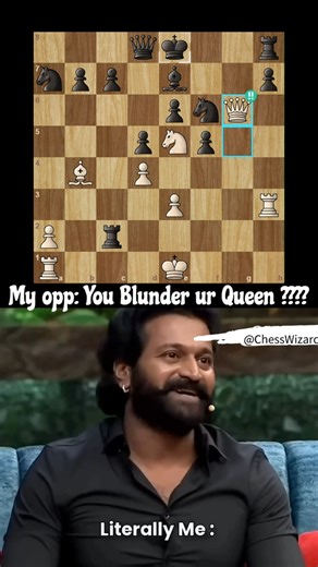 chess wizard on Instagram: "Did you get that??? . #chesstactics #chess #chess #chessiesofinstagram #chessgame #chessmoves #chessplayer #chessboard #chesse #chessmoves #chesstactics #chessecake #chessmaster #chessmemes #chessielife #chesspuzzle #magnuscarlsen #magnus #gotham #gothamchess #hikaru #hikarunakamura #rizz #india #bharat #worldcup #viral #viralbhayani #trendingreels #trending"