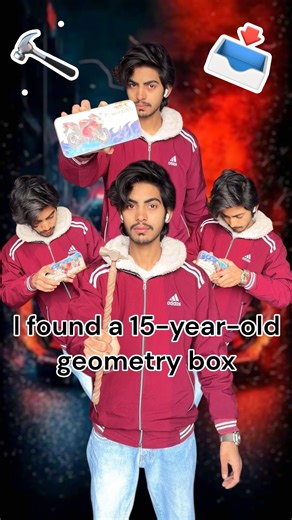 I found a 15-year-old geometry box #shorts || anas 4u shorts ||