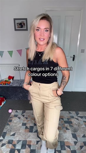 Stretch Cargo Pants in 7 Different Colors Review