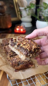 PECAN PIE BARS ✨ I’ve been making this recipe for YEARS and it’s always such a hit. All of the goodness of pecan pie, but made just a little bit healthier 🙌🏻 >> Comment “PECAN” and I'll send you the recipe! ✨ Not only are these pie bars perfectly sweet with the best flaky crust, but you’d never guess that they’re also gluten-free, dairy-free, and refined sugar-free! Here’s what I’m loving about them: Easier Than Pie – The crust for these bars is mixed in a bowl and pressed into the baking dish