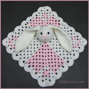 Crochet Tutorial: Mini Square Bunny Lovey - YARNutopia & More