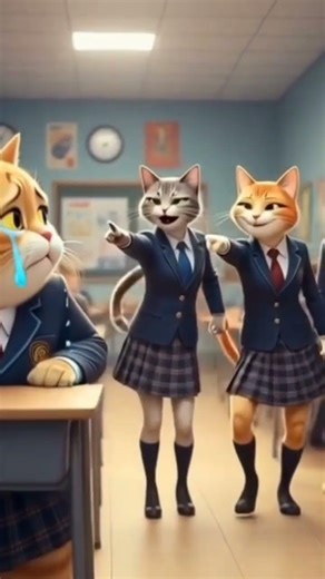 Chubby cat transformations story #shorts #aigenerated #Motivation#inspirationalstory#kidsstory