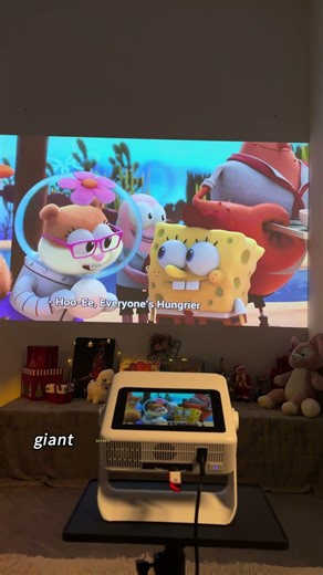 Touch Projector Hack: Use It as a Tablet for Secret Movie Nights #bedroomgoals #retro #retrogameroom