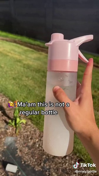 Refreshing Mist Water Bottle with Built-In Sprayer