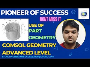Use of Geometric Parts to create real life objects in COMSOL #Part #Geometry #research #POS
