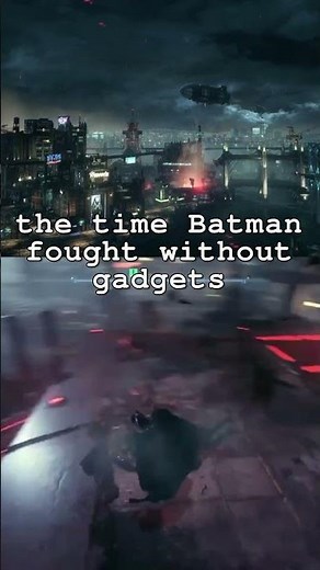 the time Batman fought without gadgets