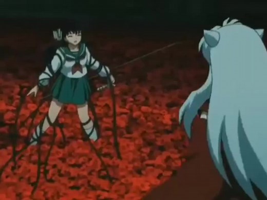 Aome y su relación con Inuyasha: Momentos emotivos