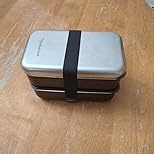 LEAK Proof Stackable Stainless Steel Bento Box Adult |Stainless Steel Lunch Box for adults| Metal Bento box|Japanese Lunch Container |large with compartment| Korean bentobox| Non toxic|Microwave safe