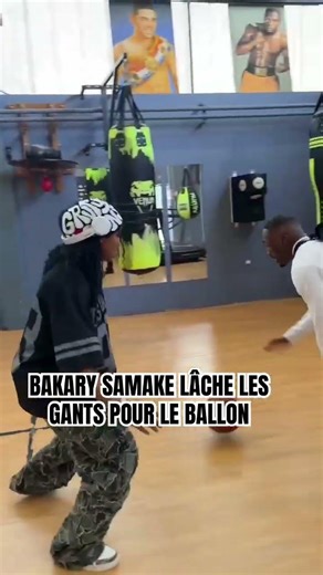 Boxer Bakary Samake in basketball mode!! #basketball #bball #ballnconnect
