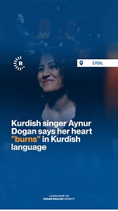 7K views · 66 reactions | Popular Kurdish singer Aynur Dogan says her heart "burns" in the Kurdish language. #Rudaw #AynurDogan | Rudaw English | Facebook