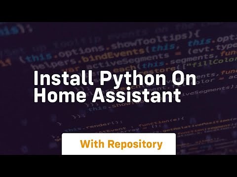 install python on home assistant