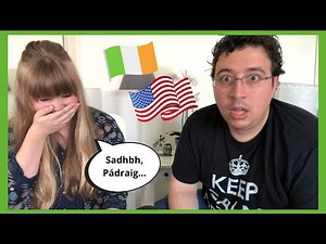 American Learns How To Pronounce Irish Names! 🇮🇪🇺🇸 | IRISH VS AMERICAN