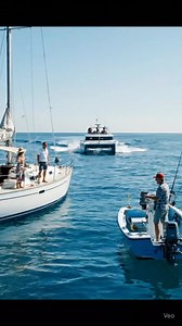 189K views · 356 reactions |  A blazing-fast catamaran blasts past a yacht and a small boat side by side!  The wake rocks them hard — everyone shouts and laughs as the camera catches the risky overtake from right behind. Pure sailing fun! #CatamaranOvertake #SailingAction #ClosePass #WakeSplash #SailingLife #BoatRacing #OceanAdrenaline #SeaAdventure #RealSailing #SailingFun | Love Sailing | Facebook