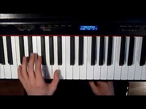 Leçon de piano : Gamme Blues