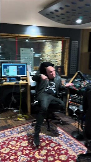 In the studio @ Cube Recording - Cornwall UK