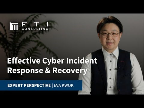 Effective Cyber Incident Response and Recovery