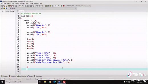 Phép Tính và Lập Trình Trong Code C | Hướng Dẫn Chi Tiết