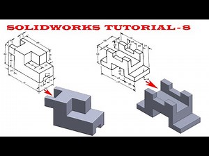 Solidworks Practice Tutorial 8 for Beginners