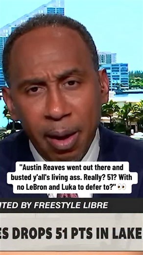 173K views · 3.1K reactions | @stephenasmith reacts to Austin Reaves dropping 51 pts on the Kings  | ESPN First Take | Facebook