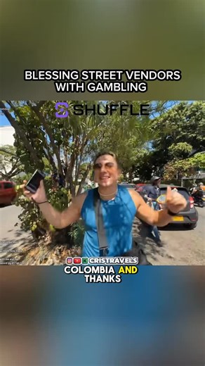 CRIS TRAVELS on Instagram: "Use code: “Cris” on Shuffle.com and receive 100% bonus deposit! #shuffle #cali #cristravels #cristianr #givingback #colombia"