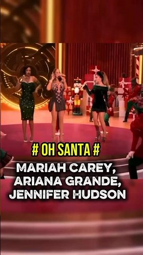 The Legendary Whistle Battle: Mariah Carey, Ariana Grande & Jennifer Hudson – “Oh Santa!”