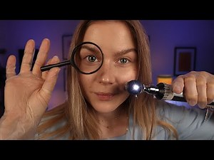 Fastest ASMR Medical Combo Exam 🩺Eye, Hearing, Cranial Nerve, Light Test & Face Exam