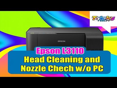 🚀 Epson L3110: Head Cleaning & Nozzle Check Without a PC! (Step-by-Step Guide) 🖨️