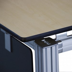 [Hot Item] Office Furniture Debo Easy Clean HPL Compact Laminate Office Table Modern for Commercial