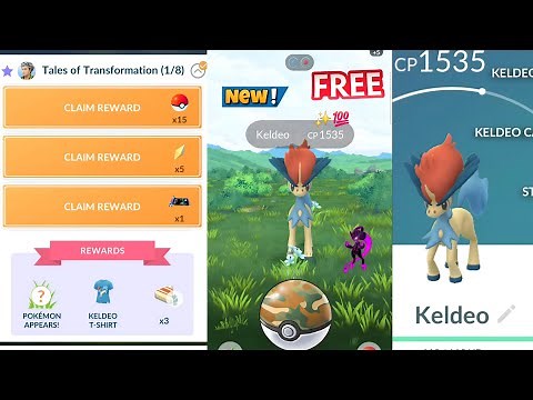 OMG😲Free Mythical Keldeo From Special Research in Pokemon Go