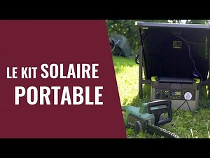 The Goal Zero PORTABLE SOLAR KIT