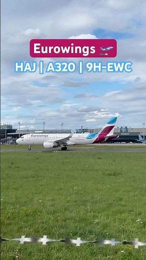 Eurowings A320 takeoff from Hannover airport (HAJ) #hannoverairport #eurowings #takeoff #airbus #320