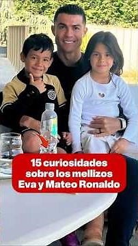 15 fun facts about Cristiano Ronaldo's twins, Eva and Mateo ♥️🥰😍 #viral #foryou