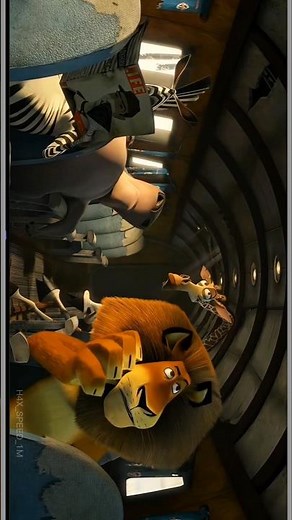 The plane is about to crash! What's goin on? In Madagascar: Escape 2 Africa,