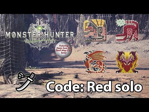 MHWorld | DMC Event | Code: Red solo (Long Sword) - 9'45