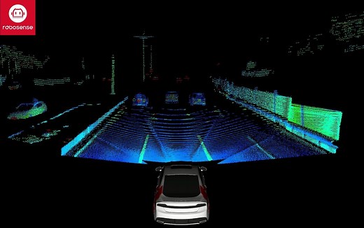 RoboSense(速腾聚创)SOP版RS-LiDAR-M1 多场景路段实测点云 #激光雷达 #速腾聚创 #智能驾驶 #自动驾驶 #无人驾驶