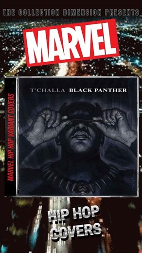 Black Panther Meets Jay-Z: The Black Album Hip-Hop Variant Comic Cover