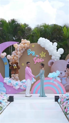 Ini dia yang di tunggu kalian semua!!😍 siapa yang tebakan nya bener?? #babyarchin #archinfamily #gendereveal #fakesituation⚠️ #fakeall