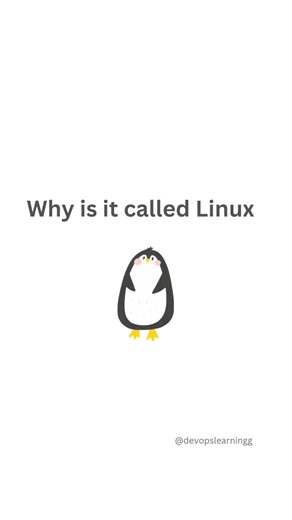Why is it called Linux? Linux History #devops #linuxinterviewquestions #linux #aws #gcp #azure