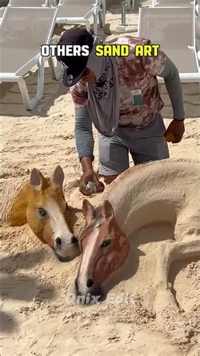 Normal vs Legendary Sand Art ☠️ #edit #skulledit #art #usa