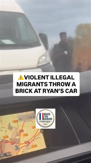 15K views · 238 reactions | Illegal Migrants have thrown a brick at patriot Ryan's car. (Patriots Danny and Ryan are currently in France stopping the boats from entering the UK illegally) No doubt they'll be housed in a hotel near YOU, in the very near future! | British Unity | Facebook