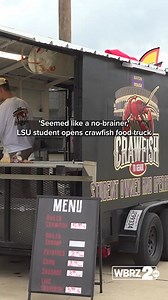 404K views · 6.7K reactions | 'Seemed like a no-brainer,' LSU student opens crawfish food truck | WBRZ Channel 2 | Facebook