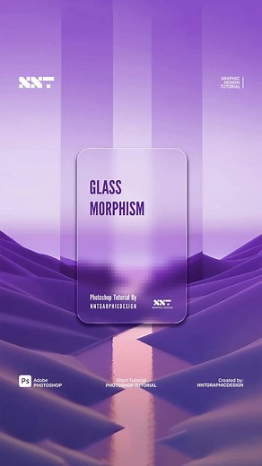 Glass Morphism Effect in Photoshop