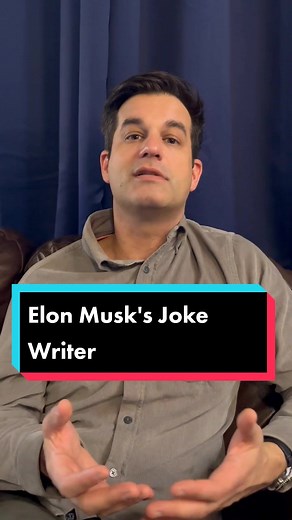 We found the guy who writes Elon Musk's jokes #DailyShow #foryoupage #fyp #elonmusk #elon #twitter