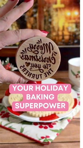 The most meaningful gifts are the ones that feel personal. This custom cookie stamp makes it effortless to turn your baked Christmas cookies into something unforgettable. It’s personalized, deeply engraved, and crafted from heirloom-quality hard maple right here in the USA. We even include our favorite cookie recipe to make it easy. #sugarcookies #christmasbaking #holidaybaking #christmascookies #sugarcookiedecorator | Bake it Fancy