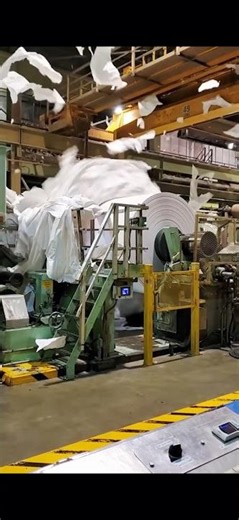 60 MPH Paper Break!💥 Visit to paper mill. #shorts #satisfying #machine #fail #factory