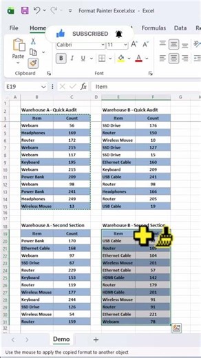 Most People Use Format Painter Wrong 👀#Excel#ExcelTips#ExcelShorts#MicrosoftExcel#Productivity