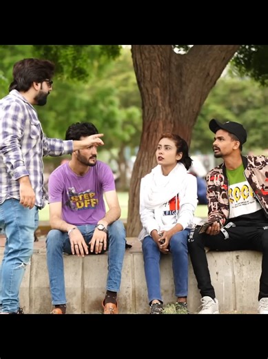 Park 🏞️ Badmash Prank with cute friends 💯#prank #funnymemes